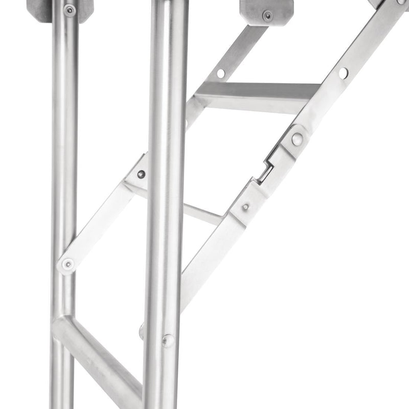 Vogue Stainless Steel Folding Work Table 1830x610x780 FN289