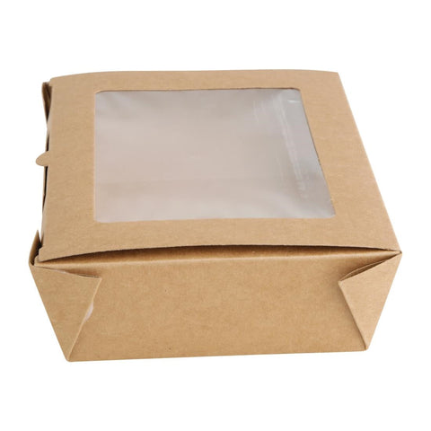 Fiesta Salad Box with PET Window 700ml (Pack of 200) FN897