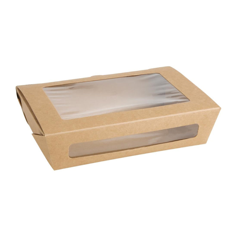 Fiesta Salad Box with PET Window 1200ml (Pack of 150) FN898