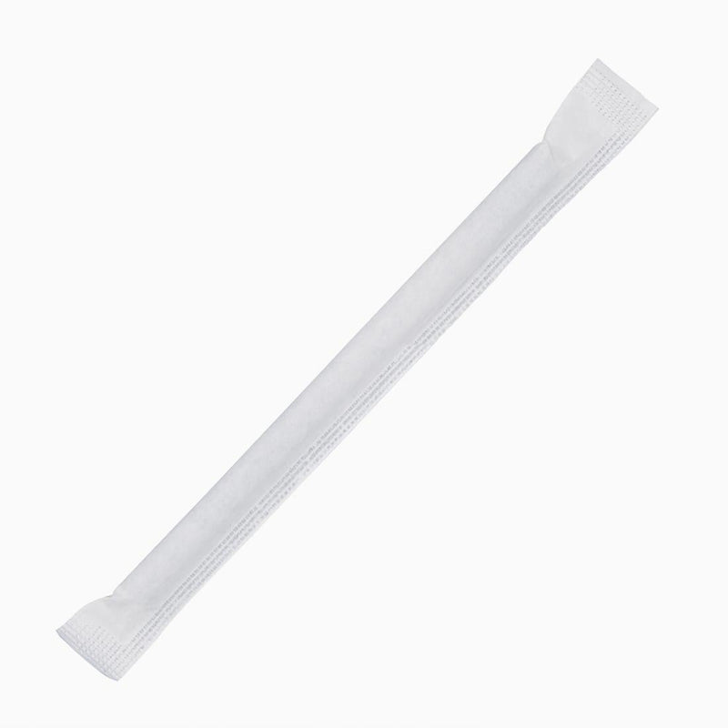Fiesta Compostable Individually Wrapped Paper Cocktail Stirrer Straws Black (Pack of 250) FP441