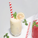 Fiesta Compostable Individually Wrapped Paper Smoothie Straws Red Stripes (Pack of 250) FP443