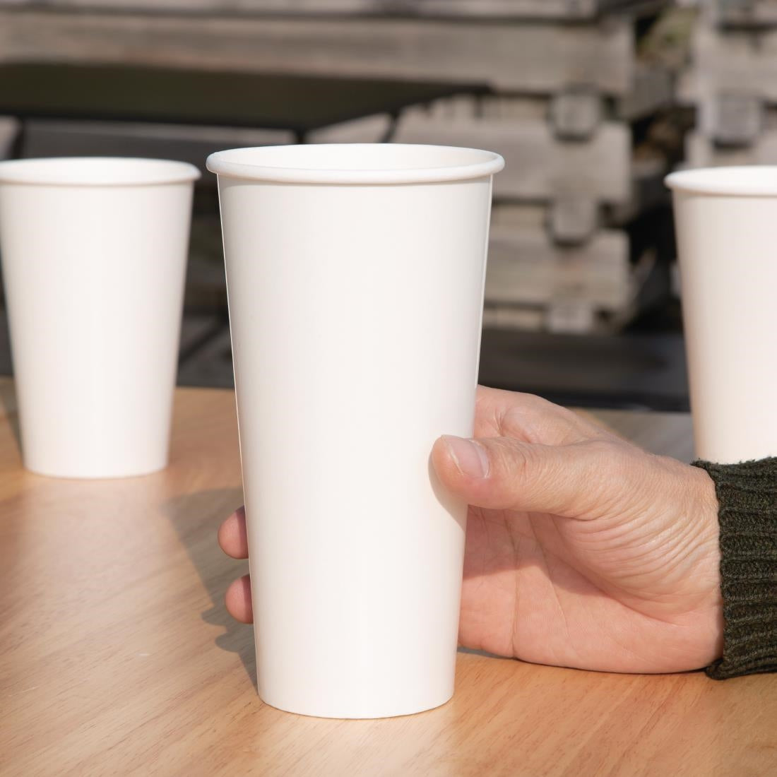 Fiesta Recyclable Cold Paper Cup 22oz 90mm (Pack of 1000) FP782