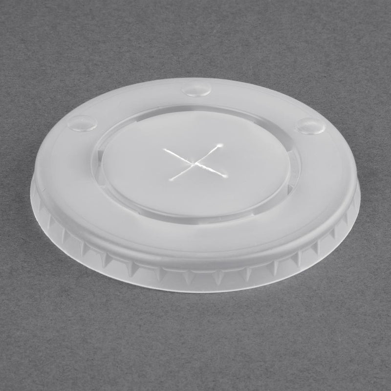 Fiesta Recyclable Polystyrene Lids for 340ml Cold Paper Cups 80mm (Pack of 1000) FP783