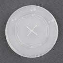 Fiesta Recyclable Polystyrene Lids for 340ml Cold Paper Cups 80mm (Pack of 1000) FP783