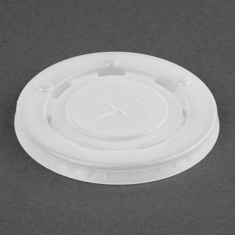 Fiesta Recyclable Polystyrene Lids for 16oz/20oz Cold Paper Cups 90mm (Pack of 1000) FP784