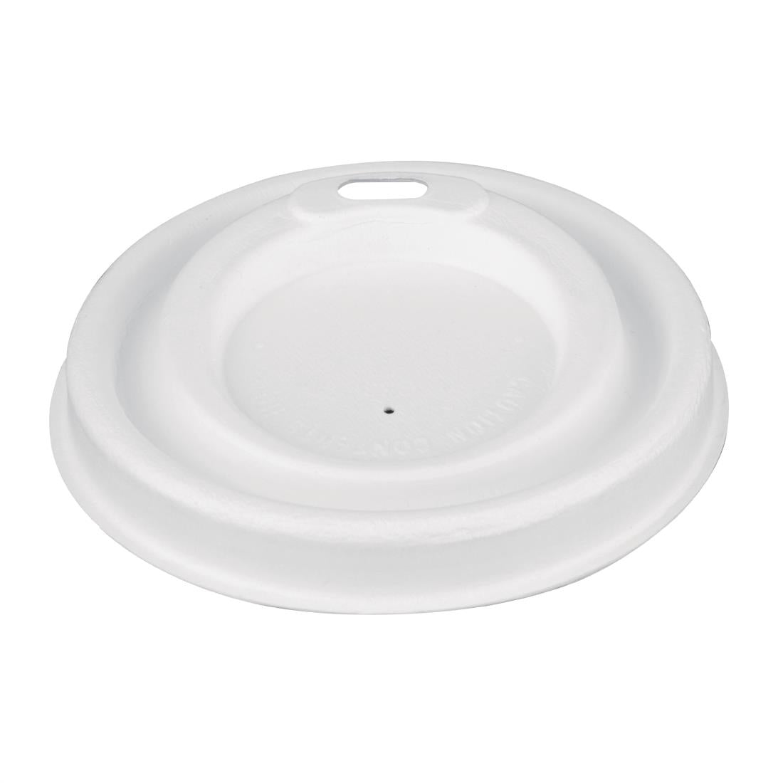 Fiesta Compostable Bagasse Coffee Cup Lids 225ml (Pack of 1000) FS060