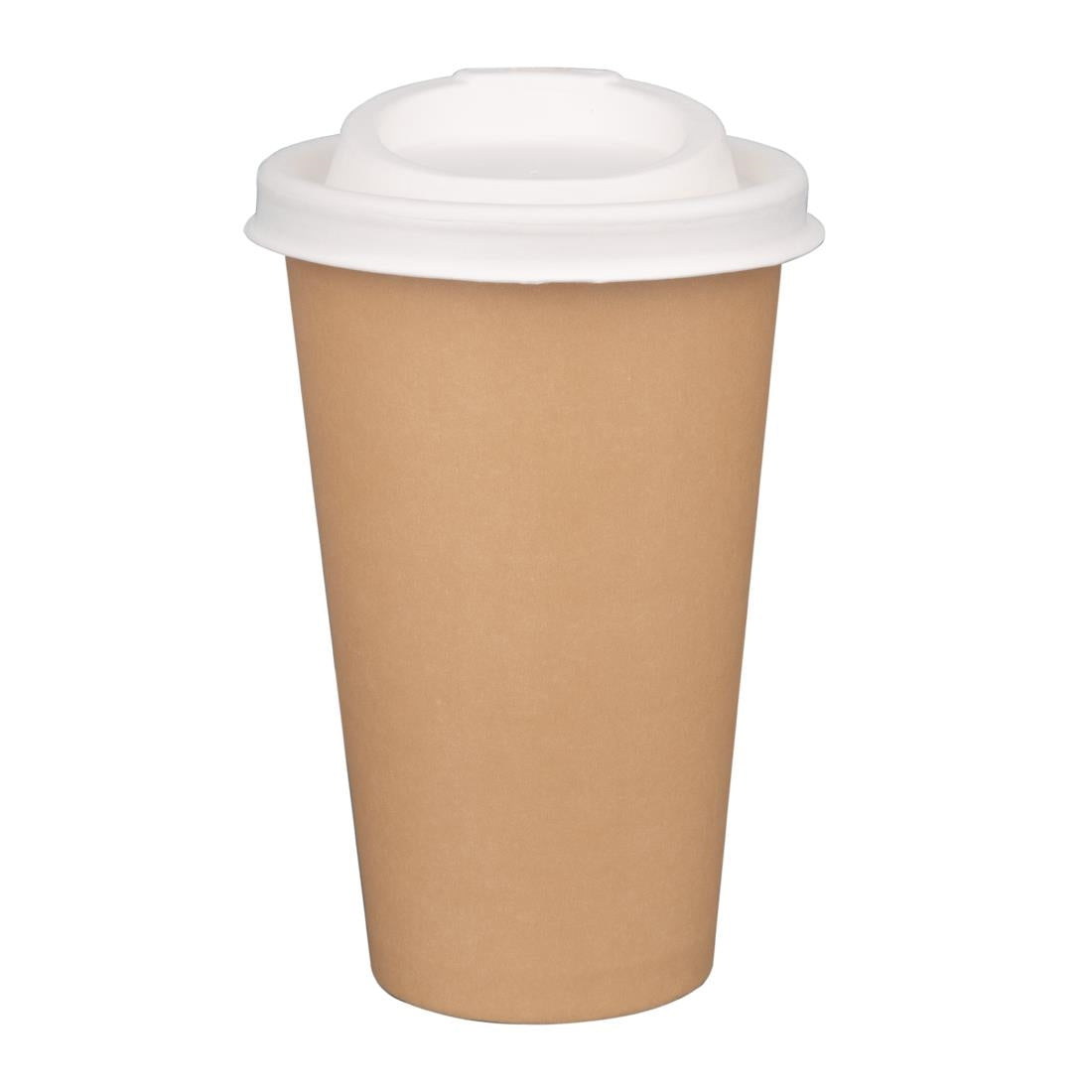 Fiesta Compostable Bagasse Coffee Cup Lids 340ml (Pack of 1000) FS061