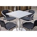 Bolero Cast Iron Round Table Base White FT029