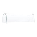 Curved Glass Sneeze Guard Assembly FT284