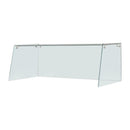 Straight Glass Sneeze Guard Assembly for 3 Door Counter FT368