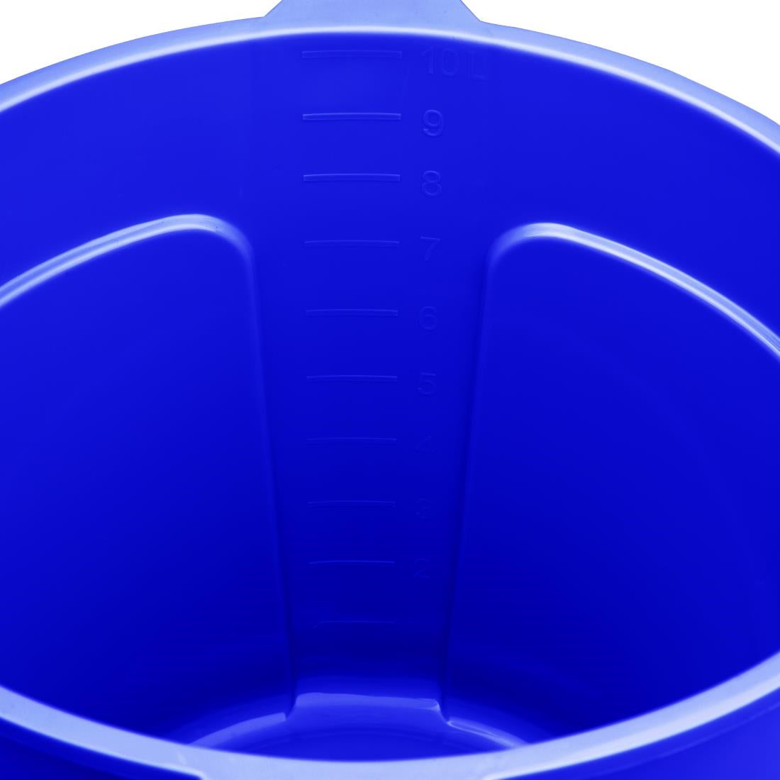Jantex Blue Graduated Bucket with Pouring Lip 10ltr FU835