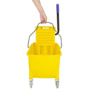 Jantex 30ltr Mop Bucket with Foot Pedal release - Yellow FW866