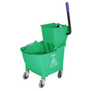 Jantex 30ltr Mop Bucket with Foot Pedal release - Green FW867