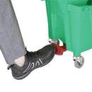 Jantex 30ltr Mop Bucket with Foot Pedal release - Green FW867