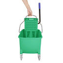 Jantex 30ltr Mop Bucket with Foot Pedal release - Green FW867