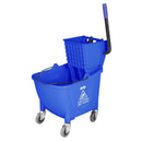 Jantex 30ltr Mop Bucket with Foot Pedal release - Blue FW869