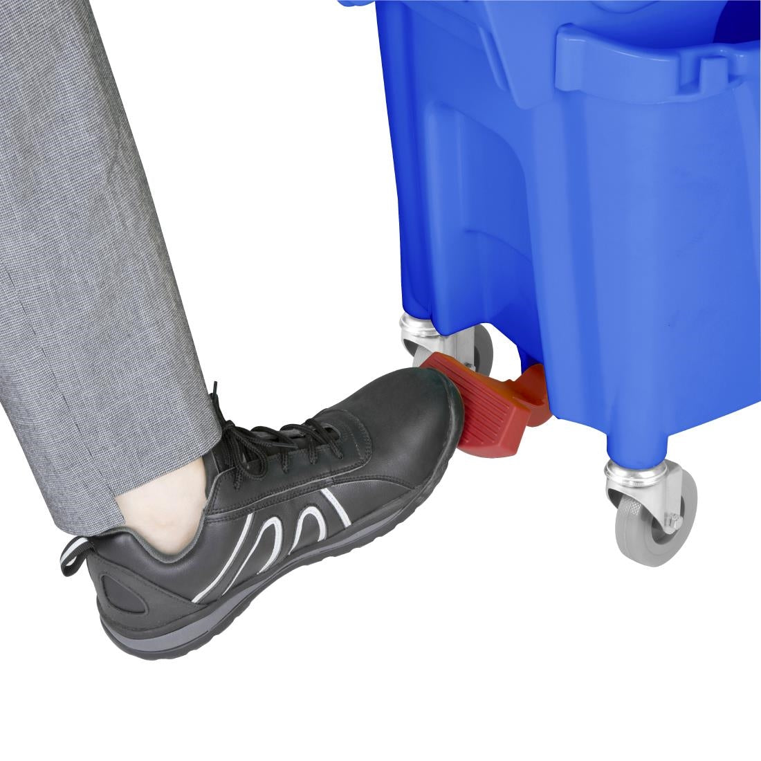 Jantex 30ltr Mop Bucket with Foot Pedal release - Blue FW869