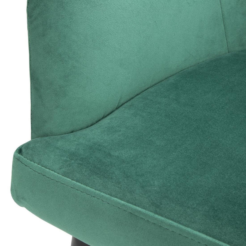 Bolero Lia Velvet Set of 2 Chairs - Dark Green FX070