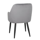 Bolero Lia Velvet Set of 2 Chairs - Grey FX071