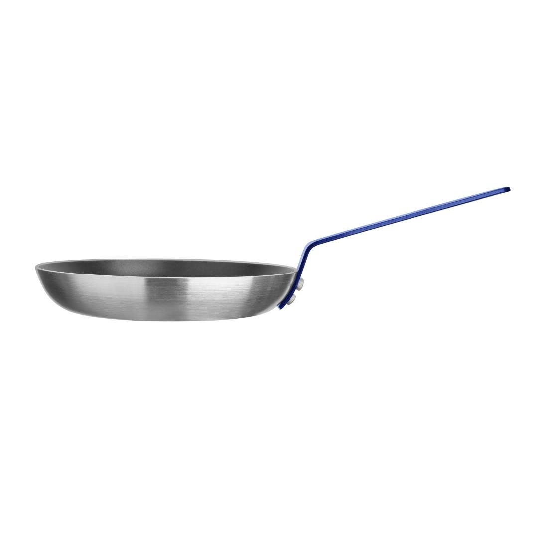 Hygiplas Aluminium Non-stick Teflon Platinum Plus Frying Pan with Blue Handle 24cm HT971