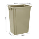 Jantex Slim Bin 60Ltr Beige FX149