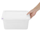 Hygiplas Click PP 1/2 GN Container with Lid & 7 Colour Clips 150mm 8.9Ltr (4 Pack) FZ090
