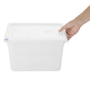 Hygiplas Click PP 1/2 GN Container with Lid & 7 Colour Clips 200mm 11.7Ltr (4 Pack) FZ091