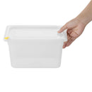 Hygiplas Click PP 1/4 GN Container with Lid & 7 Colour Clips 150mm 3.7Ltr (4 Pack) FZ096