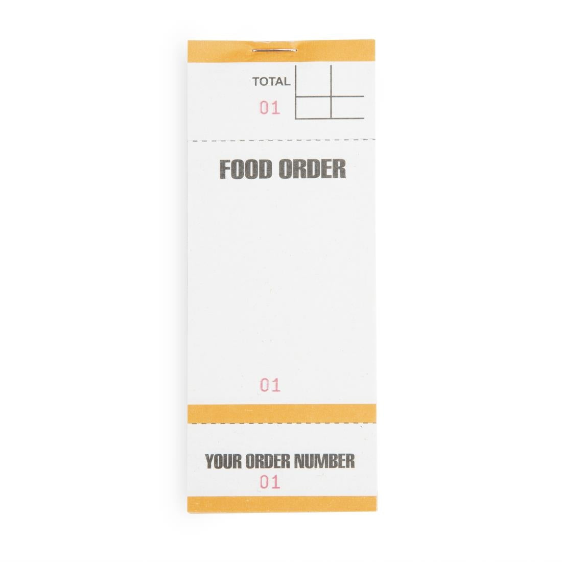Olympia Recyclable Bar Food Order Pads with Tickets Single Leaf (Pack of 50) G522
