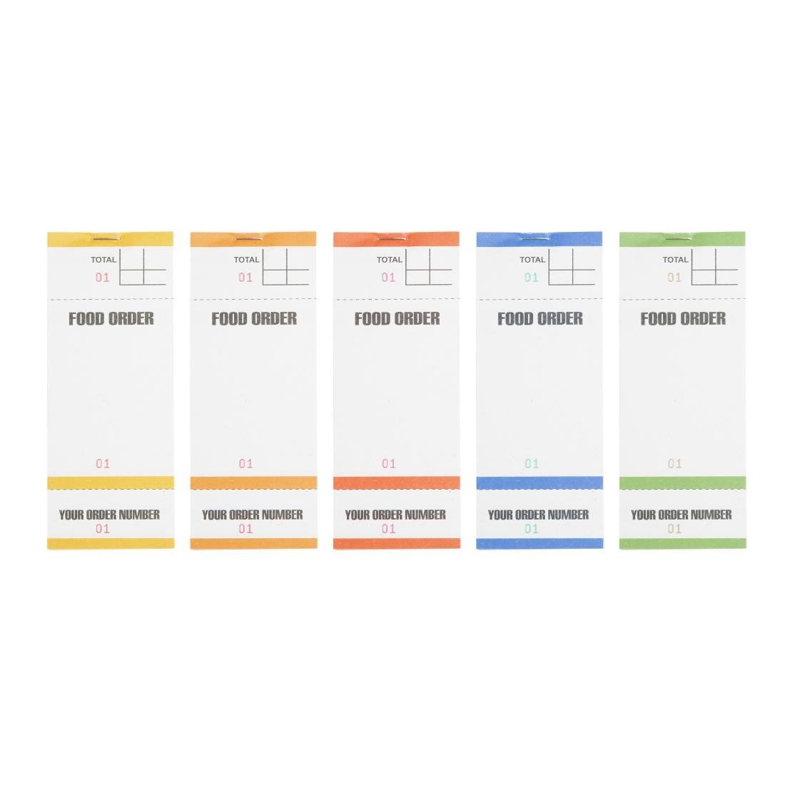 Olympia Recyclable Bar Food Order Pads with Tickets Single Leaf (Pack of 50) G522