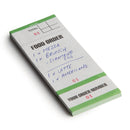 Olympia Recyclable Bar Food Order Pads with Tickets Single Leaf (Pack of 50) G522