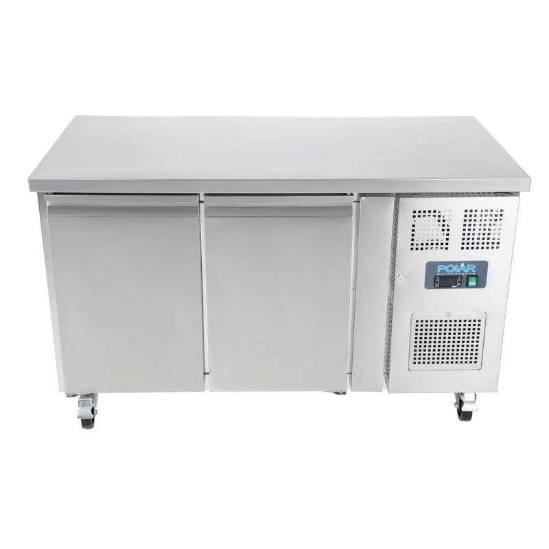 Polar U-Series Double Door Counter Fridge - 282Ltr UA047-A
