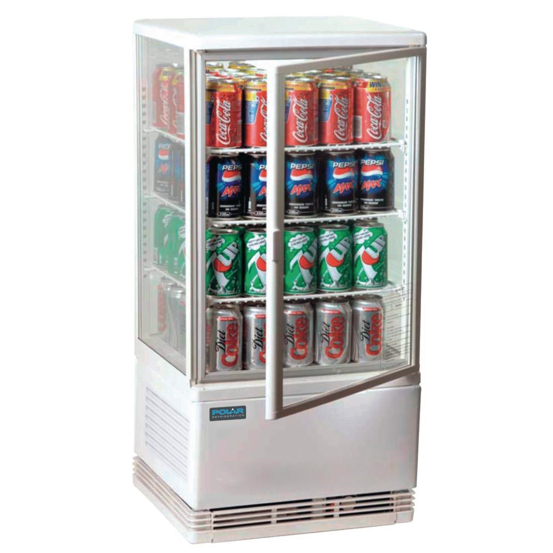 Polar C-Series Energy Efficient Display Fridge White 68Ltr CX578-A