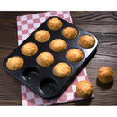 Vogue Carbon Steel Non-Stick Muffin Tray 12 Cup GD011