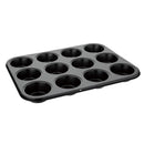 Vogue Carbon Steel Non-Stick Muffin Tray 12 Cup GD011