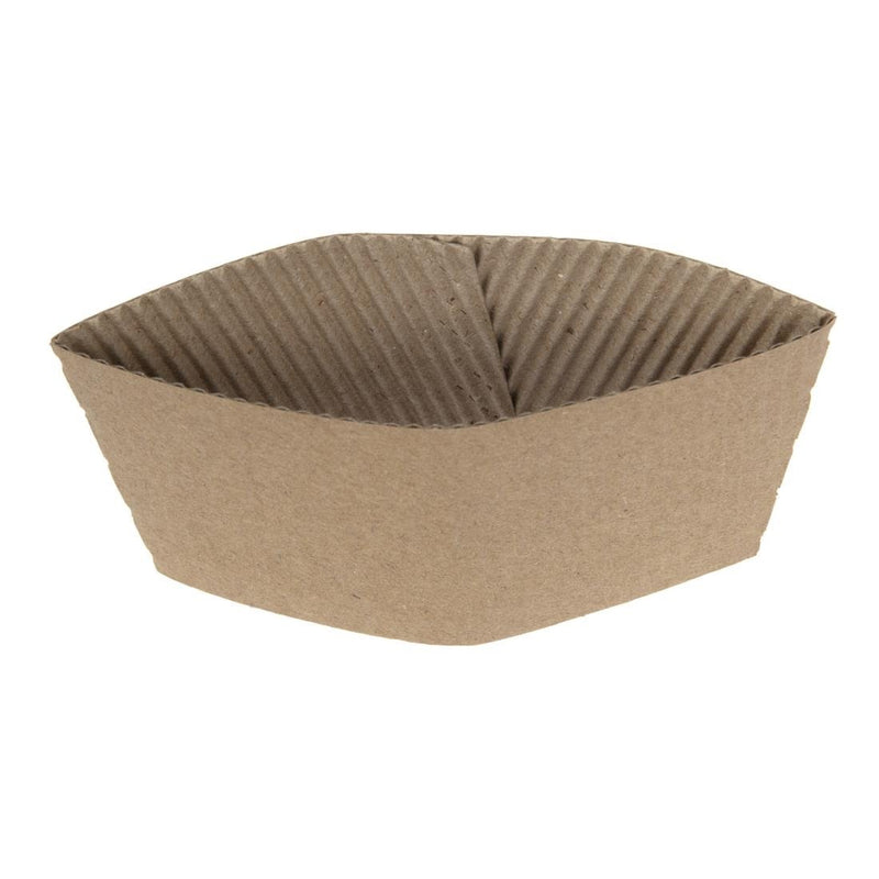 Fiesta Recyclable Corrugated Cup Sleeves for 225ml Cup (Pack of 1000) GD328