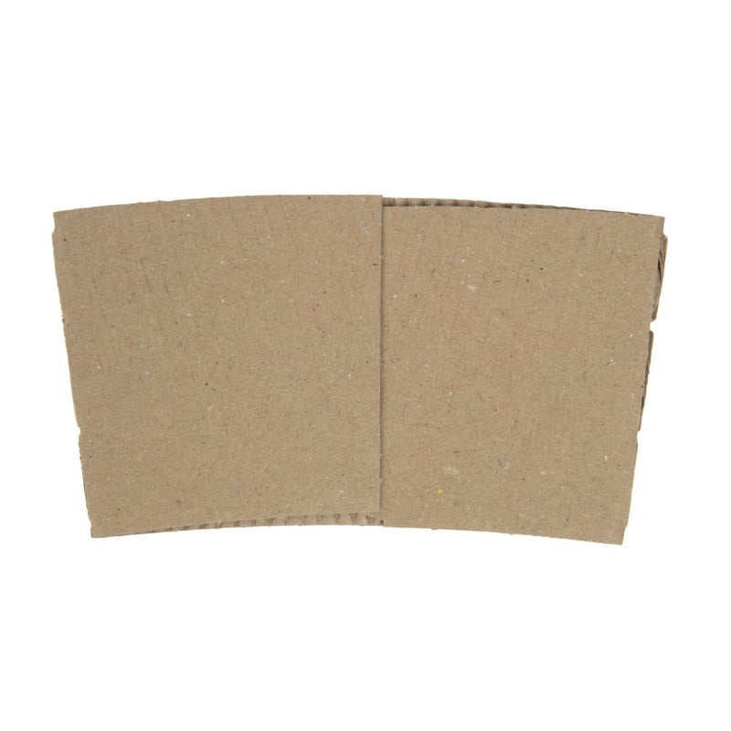 Fiesta Recyclable Corrugated Cup Sleeves for 350ml/455ml Cups (Pack of 1000) GD329