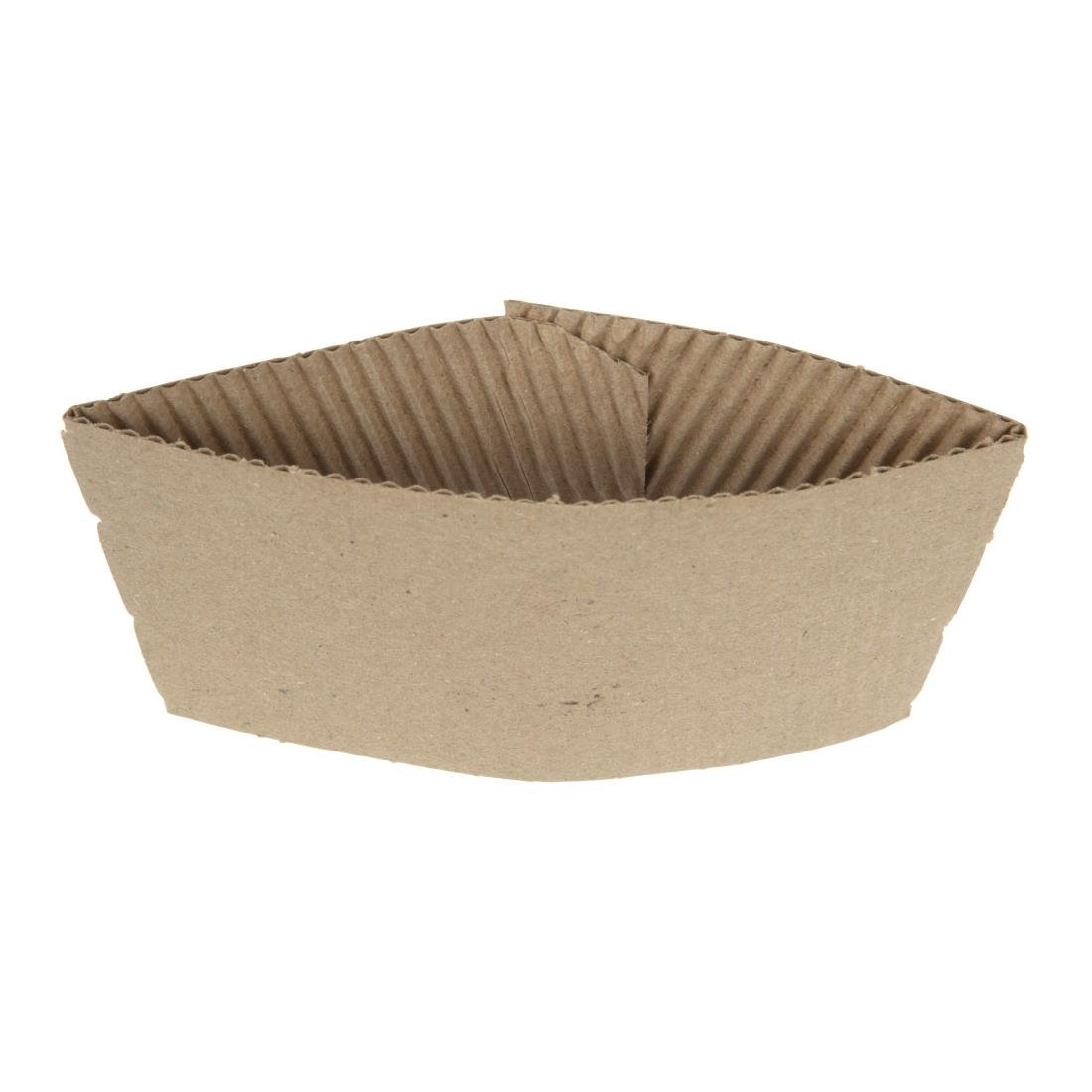 Fiesta Recyclable Corrugated Cup Sleeves for 350ml/455ml Cups (Pack of 1000) GD329