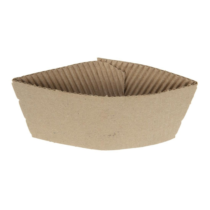 Fiesta Recyclable Corrugated Cup Sleeves for 350ml/455ml Cups (Pack of 1000) GD329
