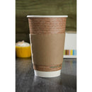 Fiesta Recyclable Corrugated Cup Sleeves for 350ml/455ml Cups (Pack of 1000) GD329