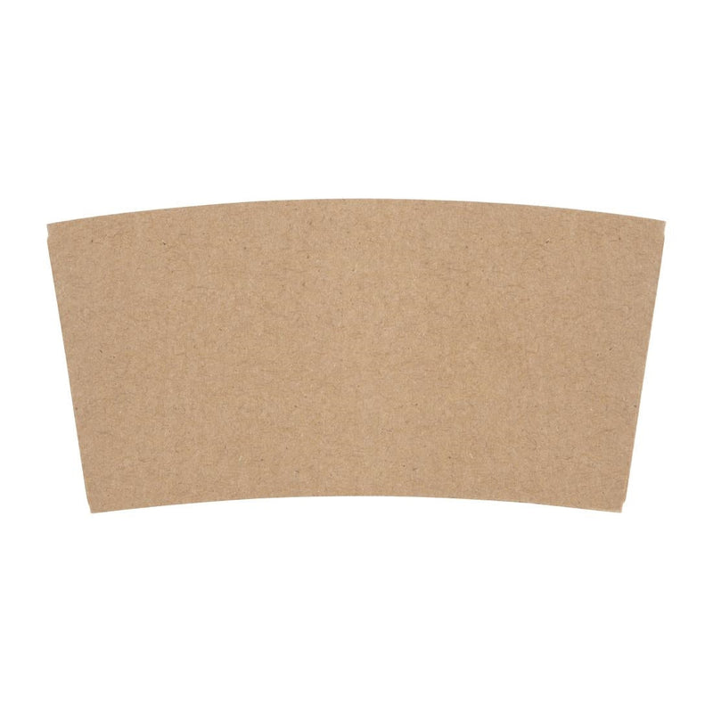 Fiesta Recyclable Corrugated Cup Sleeves for 350ml/455ml Cups (Pack of 1000) GD329