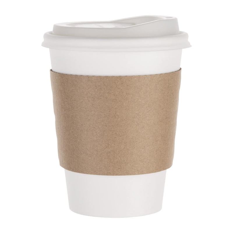 Fiesta Recyclable Corrugated Cup Sleeves for 350ml/455ml Cups (Pack of 1000) GD329