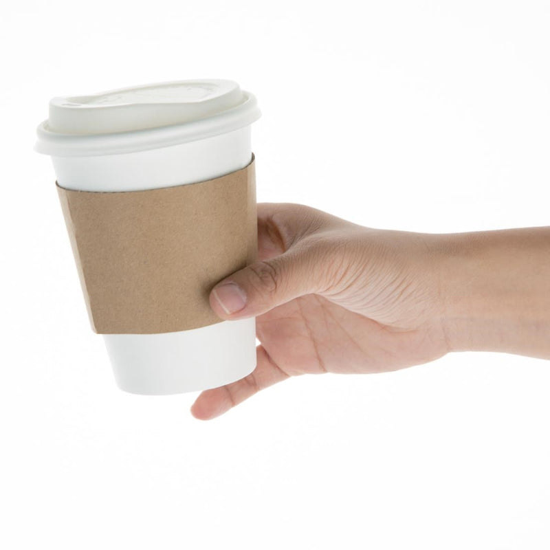 Fiesta Recyclable Corrugated Cup Sleeves for 350ml/455ml Cups (Pack of 1000) GD329