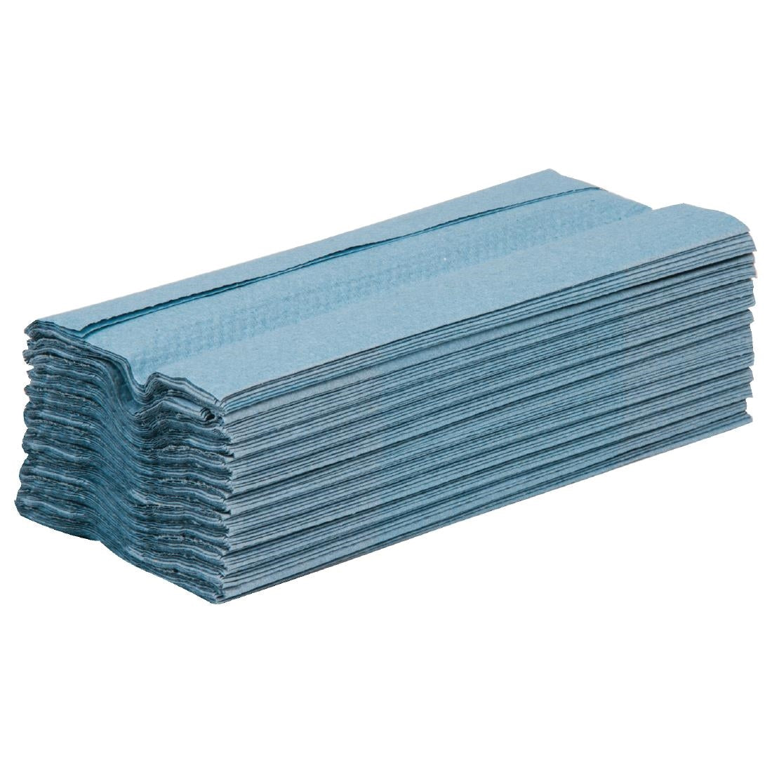 Jantex C Fold Hand Towels Blue 1-Ply (Pack of 12) GD832