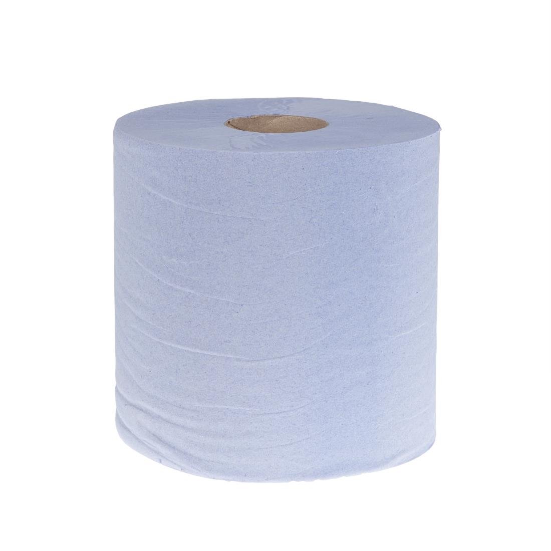 Jantex Blue Centrefeed Rolls 1-Ply (Pack of 6) GD833