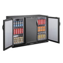 Polar G-series 850mm Triple Door Back Bar Cooler Solid Door 320 Ltr GE999-A