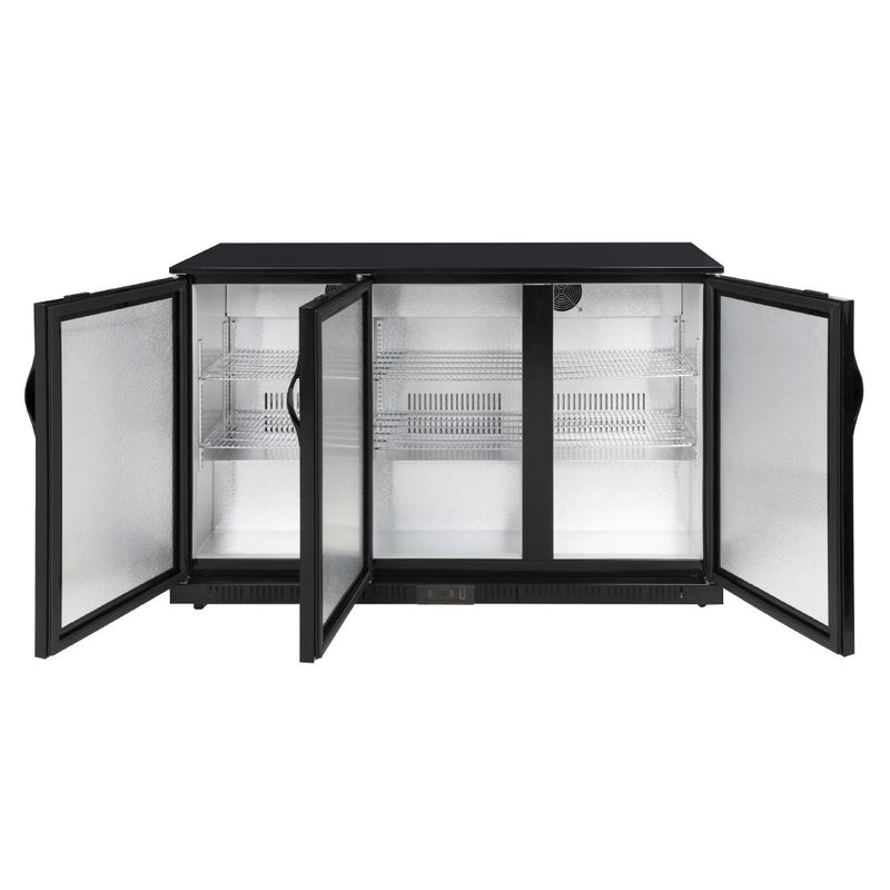 Polar G-series 850mm Triple Door Back Bar Cooler Solid Door 320 Ltr GE999-A