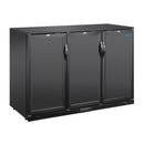 Polar G-series 850mm Triple Door Back Bar Cooler Solid Door 320 Ltr GE999-A