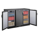 Polar G-series 850mm Triple Door Back Bar Cooler Solid Door 320 Ltr GE999-A