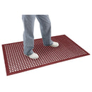 Jantex Rubber Grease-resistant Anti-Fatigue Mat Red - 1500 x 900mm GF017